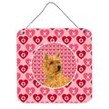 Micasa Norwich Terrier Aluminium Metal Wall or Door Hanging Prints MI233879